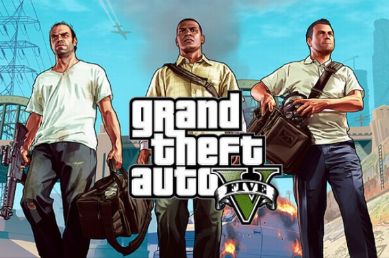 GTA V three main characters cover